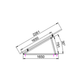 Soporte Triangular 30°