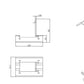 Anclaje Trapezoidal Riel Horizontal